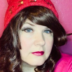 SWEET- RED GLITTER BEANIE WITH WARM LINING